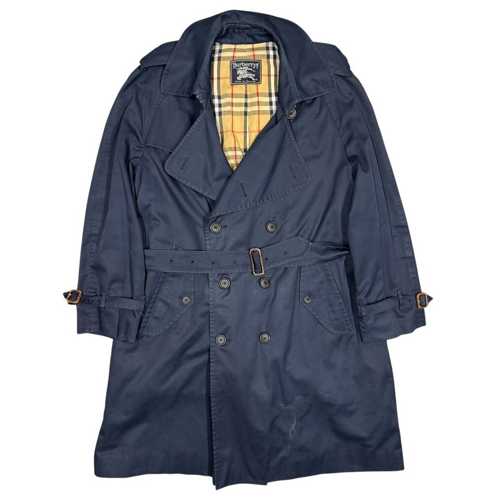 Burberry Navy Trench Coat
